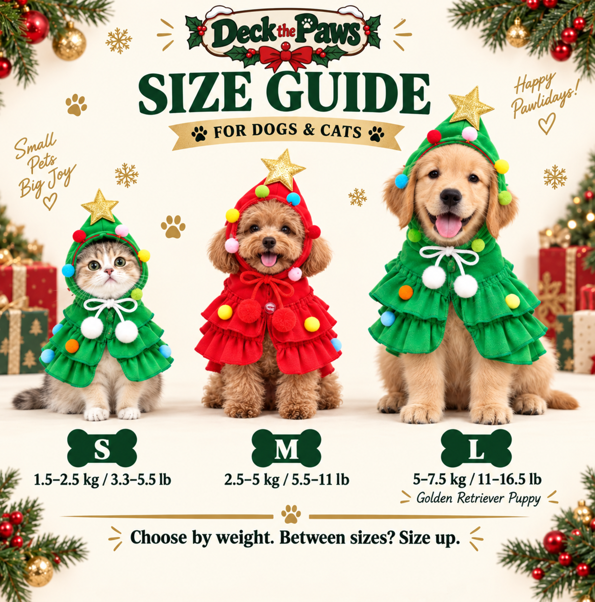 Christmas Tree Pet Costume